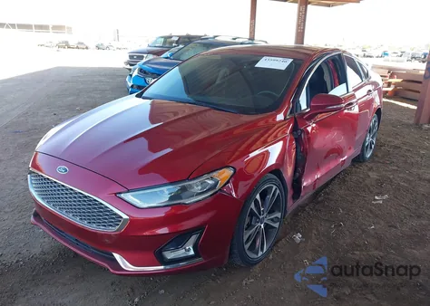 2019 Ford Fusion Titanium из США, поврежденный, VIN 3FA6P0D92KR184557